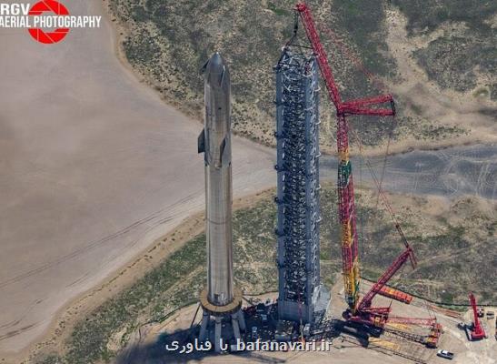 تصاویری از موشك استارشیپ SN۲۰ كه از مجسمه آزادی هم بلندتر است!