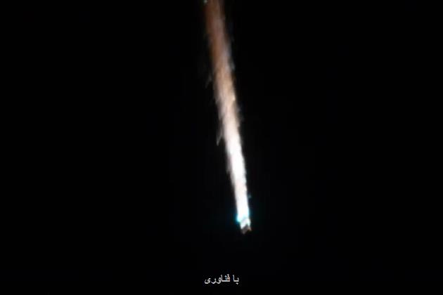 عکس های سوختن فضاپیمای روسیه در جو زمین از نظر ایستگاه فضایی بین المللی