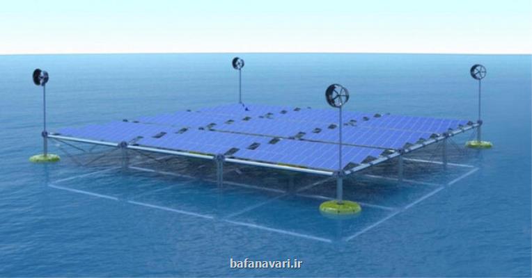 توسعه پلت فرم شناور اقیانوسی برای تولید برق از امواج، باد و خورشید