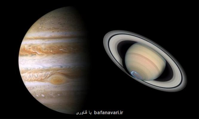 مقارنه مشتری و زحل برای نخستین بار از قرون وسطی تا حالا