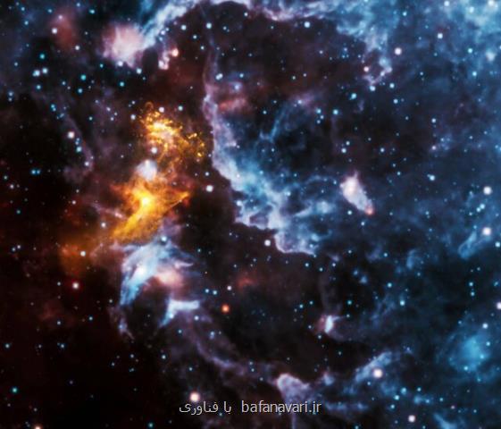 شكل های حیرت آور در بین پرتوهای یك ستاره نوترونی